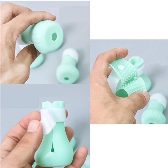 🎉HP🎉 Cat Grooming Mesh Bag and 4 Pcs Anti-Scratch Cat Shoes Silicone Boots - Picture 5 of 6